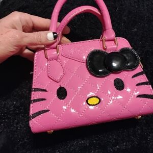Hello Kitty Pink Quilted Handbag